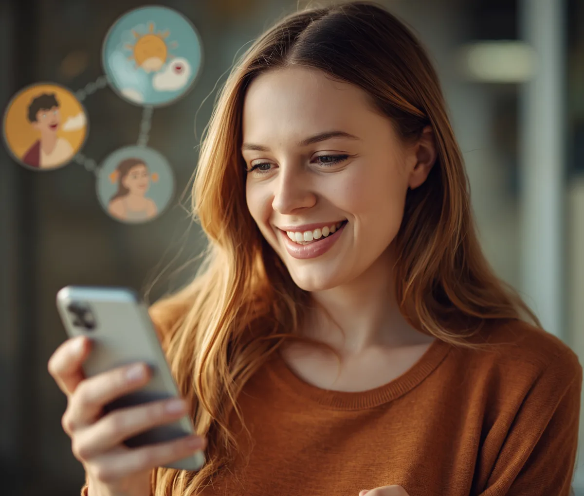 Woman tracking a savings goal with the Syncrofin savings goals app