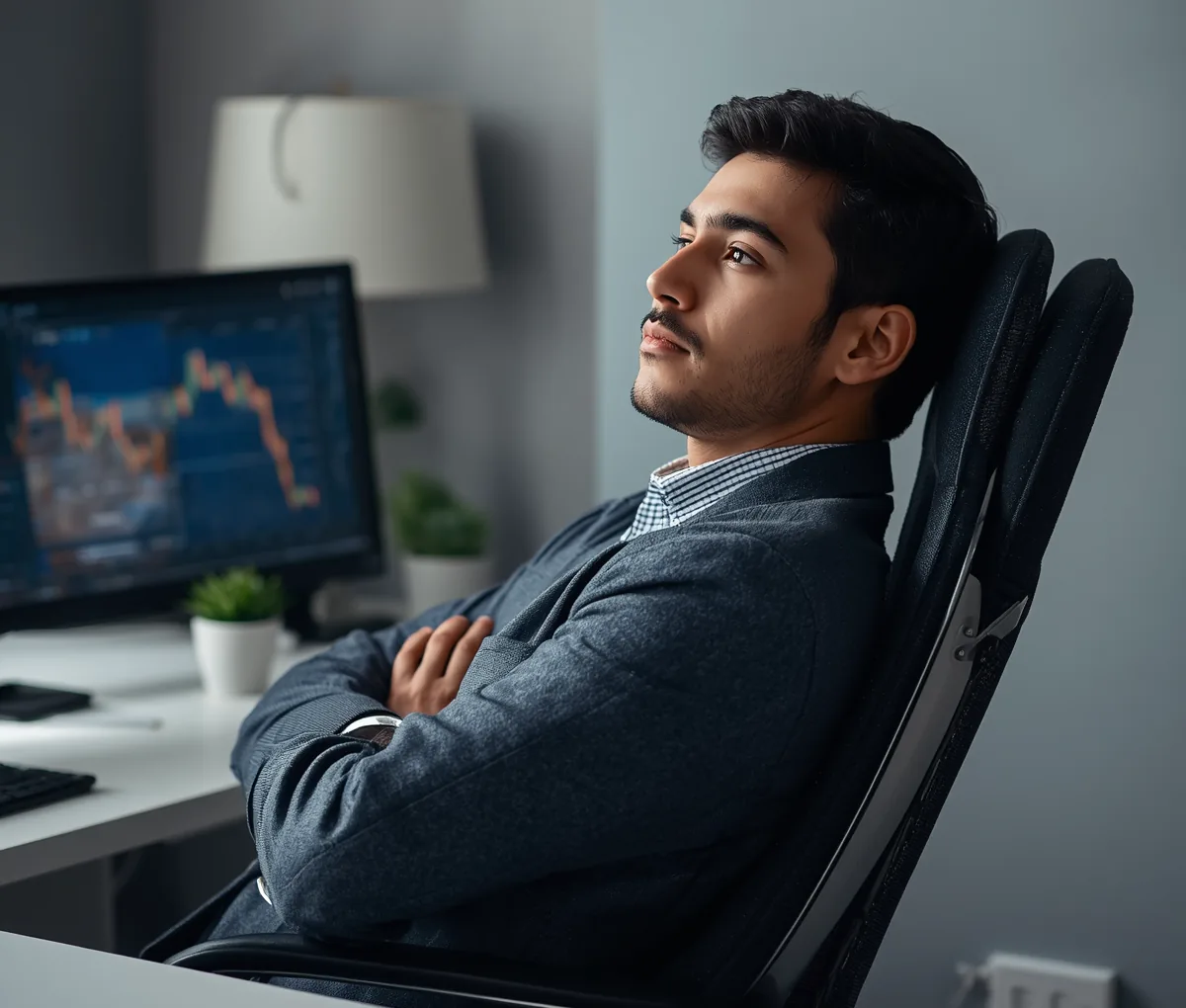 Trader reviewing the day in the Syncrofin trading journal app