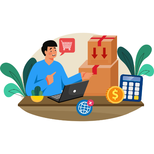 Person tracking everyday spending and budgets on a laptop with Syncrofin personal finance app